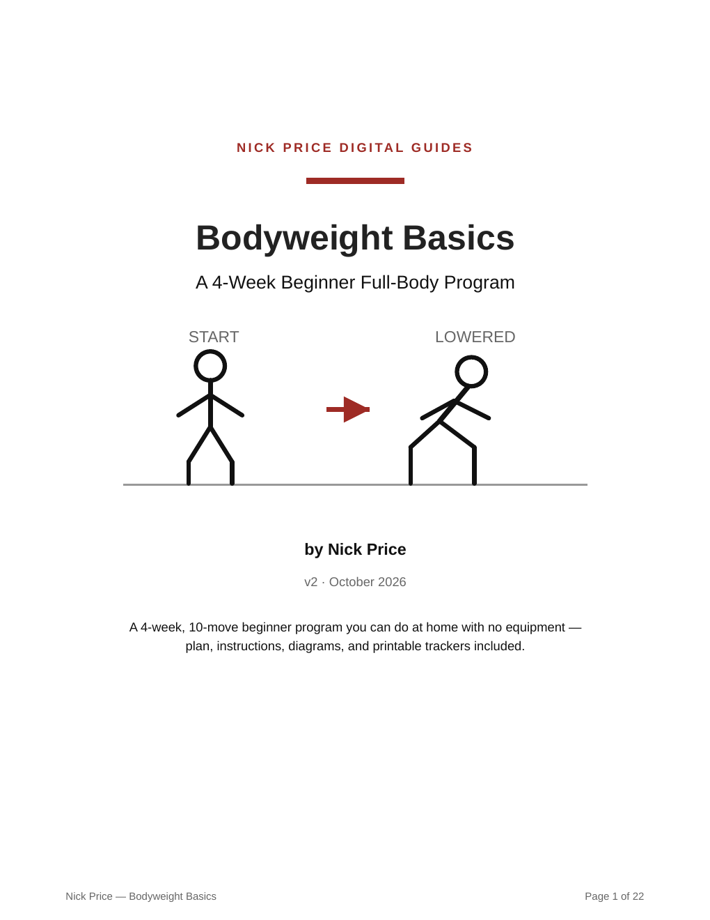 Bodyweight Basics cover