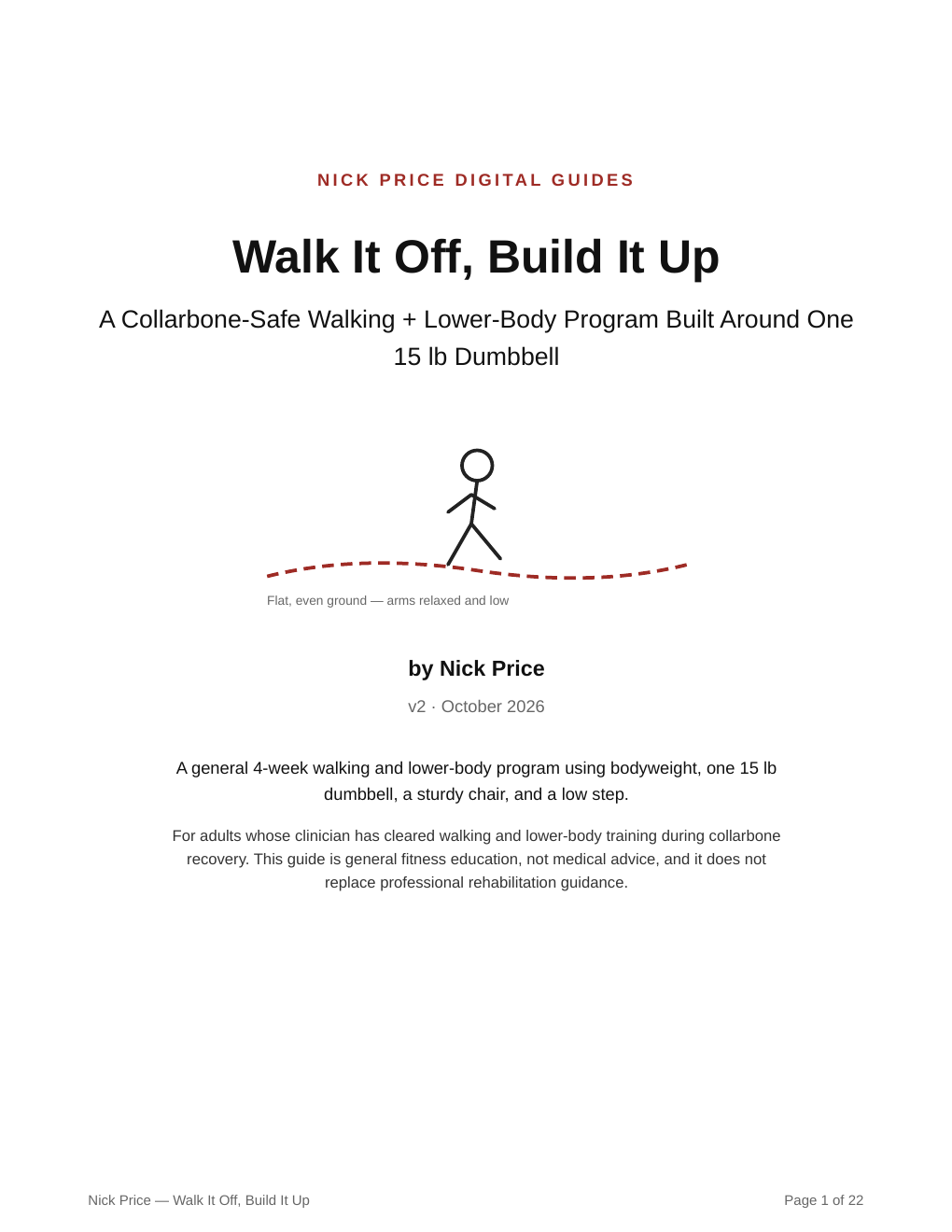 Walk It Off, Build It Up cover